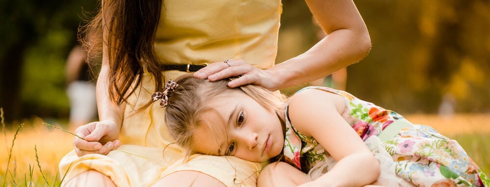 Lady and child